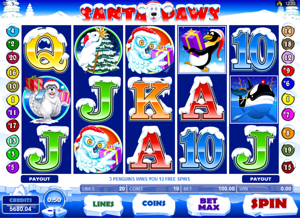 Игровой автомат Santa Paws &laquo;Санта-Лапас&raquo;